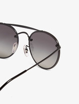 Thumbnail for your product : Ray-Ban RB3614 round-frame sunglasses