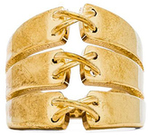 Thumbnail for your product : Rachel Zoe Stitches Stacked Ring