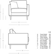 Thumbnail for your product : Swoon Norfolk Fabric Armchair