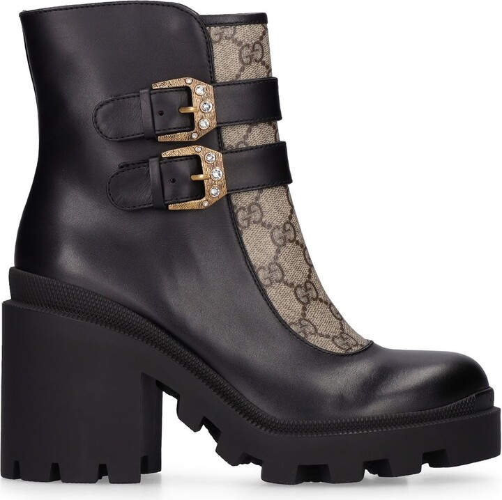 Gucci Leather boots - ShopStyle