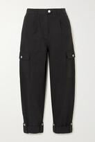 Thumbnail for your product : The Range Cropped Cotton-twill Tapered Cargo Pants