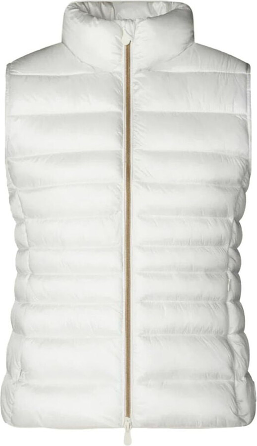 Save The Duck Women's Lynn Puffer Vest Off-White