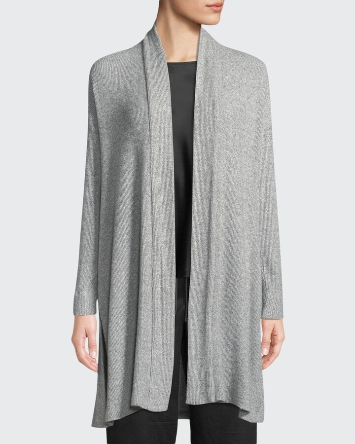 Long Open Cardigan Grey | Shop the world's largest collection of 
