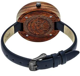 Earth Yosemite Collection ETHEW3703 Unisex Wood Watch with Leather Strap