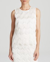Thumbnail for your product : Vince Camuto Chevron Fringe Top
