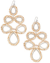 Thumbnail for your product : Nakamol Beaded Teardrop Earrings, Cream/Silver