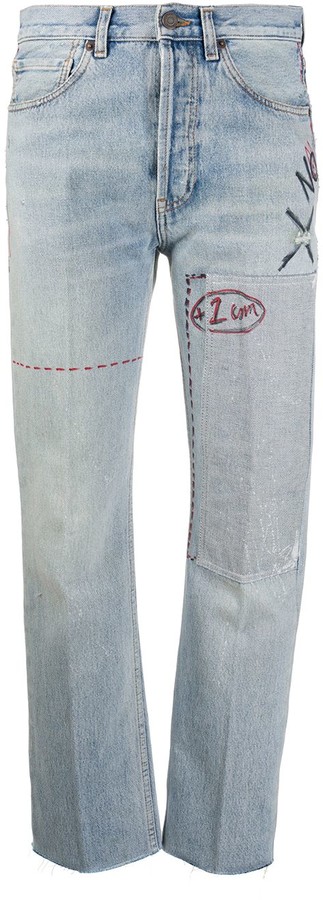 patterned jeans ladies