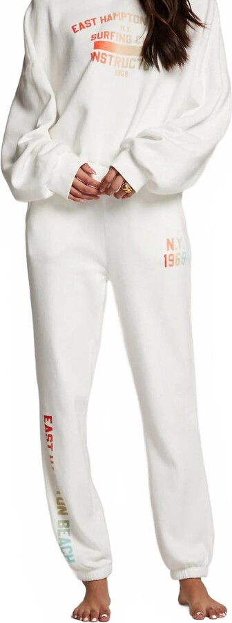 Chaser Hampton Sweatpant In White