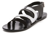 Thumbnail for your product : Sol Sana Asha Cross Strap Flat Sandals