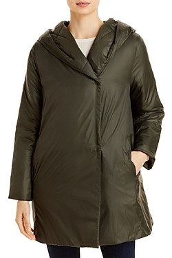Eileen fisher hooded shawl collar coat Clearance