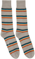 Thumbnail for your product : Paul Smith Grey Artist Block Socks