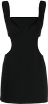 Thumbnail for your product : Marine Serre Double Crepe cut-out tailored dress
