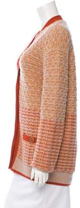 Chanel Cashmere Silk Cardigan w/ Tags Orange Cashmere Silk Cardigan w/ Tags