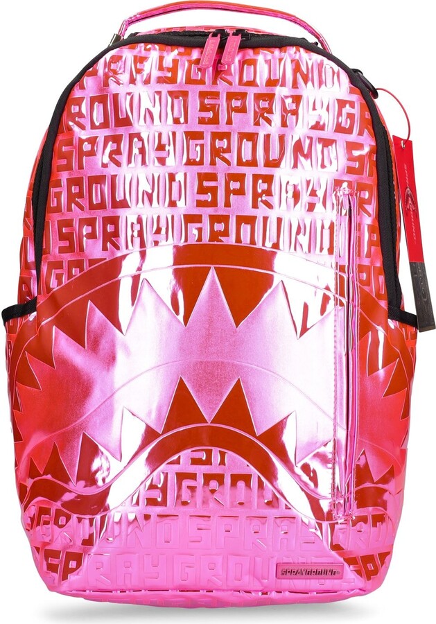 Sprayground Kid melting-check logo-print Backpack - Farfetch