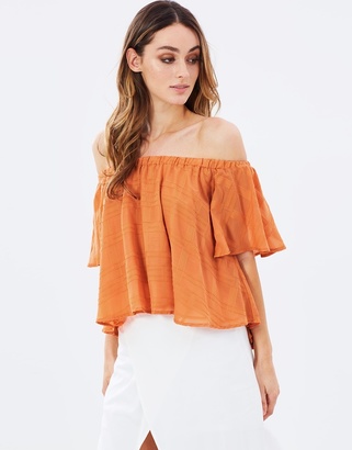 Finders Keepers Better Days Ruffle Top