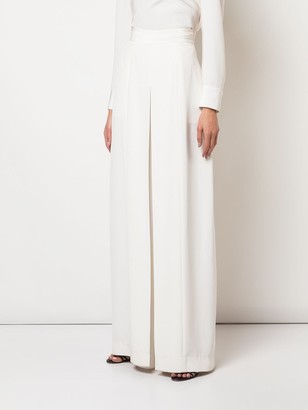 Adam Lippes Pleated Wide-Leg Trousers