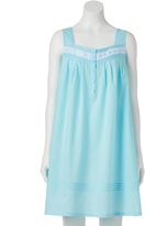Thumbnail for your product : Croft & Barrow® Pajamas: Woven Henley Nightgown - Women's