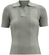 Thumbnail for your product : Jacquemus Open-back Polo Sweater - Green