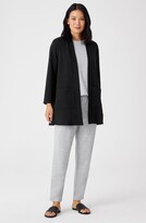 Thumbnail for your product : Eileen Fisher High Collar Open Front Jacket