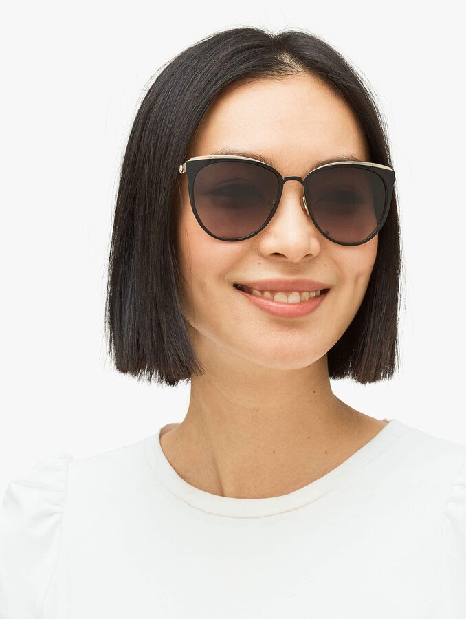 Kate Spade Women's Black Sunglasses with Cash Back | ShopStyle
