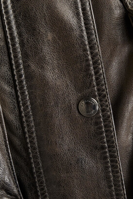 Belstaff Trialmaster belted leather jacket