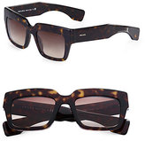 Thumbnail for your product : Prada Poeme Tortoise-Print Square Sunglasses