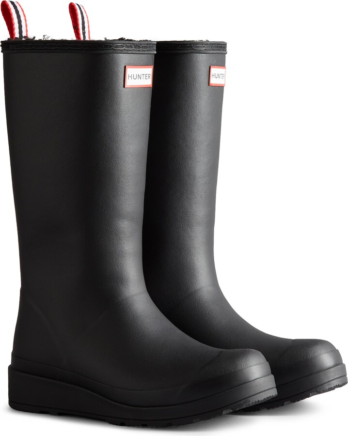 Hunter Play Short Faux Shearling Lined Waterproof Rain Boot ShopStyle