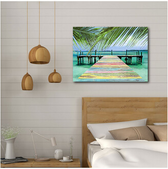 Courtside Market Wall Decor Rainbow Dock Gallery-Wrapped Canvas Wall Art