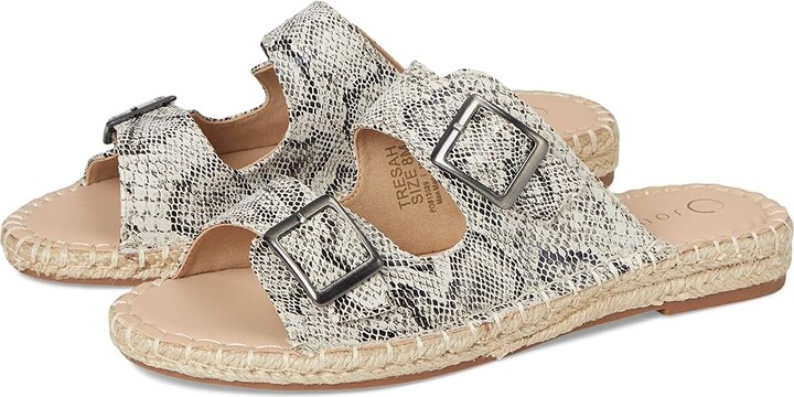 Journee Collection Tresah Women's Dress Sandals Snake : 8.5 M, Faux Leather