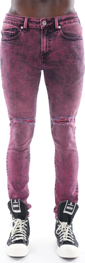 Cult of Individuality Punk Ripped Super Skinny Jeans