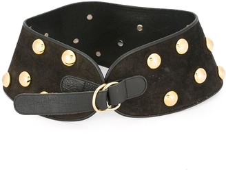 Yves Saint Laurent Pre-Owned 1980's Studded Curved Belt