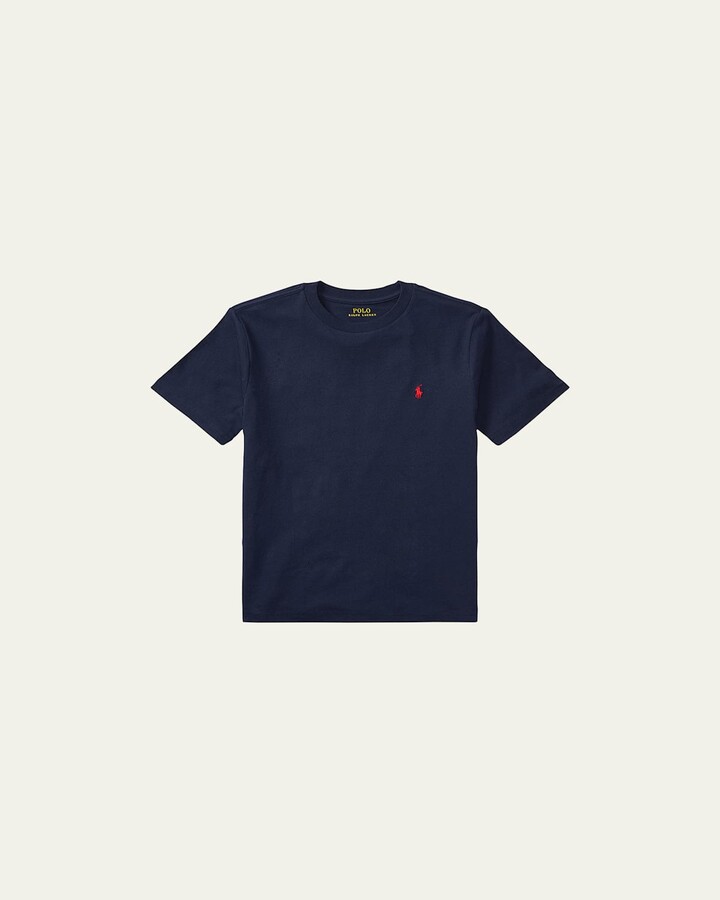 Ralph Lauren Kids Boy's Cotton Jersey Crewneck Tee, Size S-XL