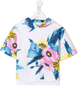 MSGM Kids floral print T-shirt