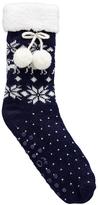 Thumbnail for your product : Isotoner Totes Toasties Reindeer Fair Isle Slipper Socks