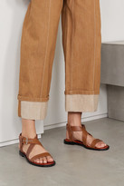 Thumbnail for your product : Chloé Aria Leather Sandals - Tan