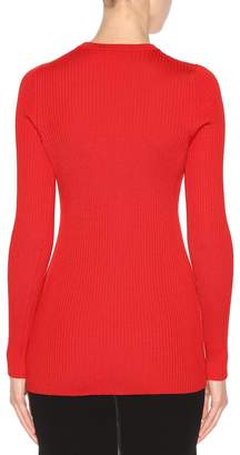 Victoria Beckham Ribbed wool sweater