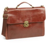Thumbnail for your product : Fossil 'Estate' Lizard Embossed Briefcase