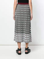 Thumbnail for your product : I'M Isola Marras geometric pattern midi skirt