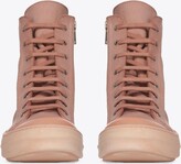 Thumbnail for your product : Drkshdw Sneaks Faded Pink canvas hi sneaker - Sneaks faded