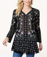 Thumbnail for your product : Style&Co. Style & Co Printed Lantern-Sleeve Tunic Top, Created for Macy's