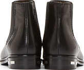 Thumbnail for your product : Lanvin Black Leather Studded Heel Chelsea Boots