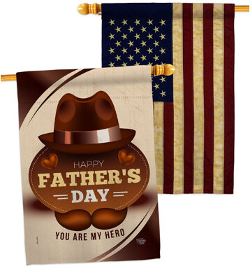 Ornament Collection Home Decor 2-Sided Polyester 40 x 28 in. House Flag