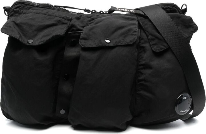 C.P COMPANY NYLON B MESSENGER BAG ブラック C.P. Company Nylon B utility messenger bag - ShopStyle