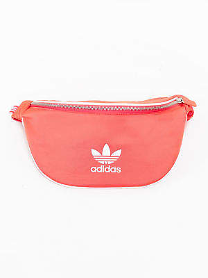 adidas New Womens Unisex Adicolor Waist Bag In Scarlet Pink Bags Festivals
