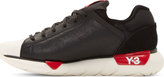 Thumbnail for your product : Y-3 Black & White Qasa Shell Sneakers