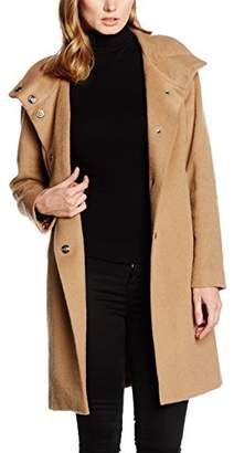 Gerry Weber Taifun by Women's Outerwear 3 Coat, Brown (Croissant-Melange 703680), 34 (EU)