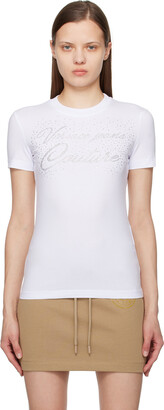 Tシャツ・カットソー VERSACE \"NEVER TOO MUCH\" COTTON JERSEY CORSET T-SHIRT VERSACE 