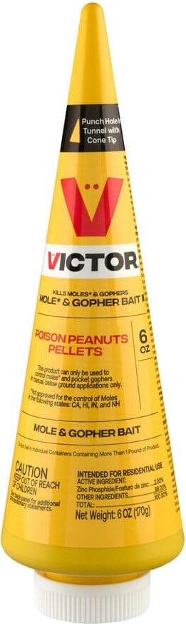 Victor 6 oz. Mole and Gopher Poison Peanuts