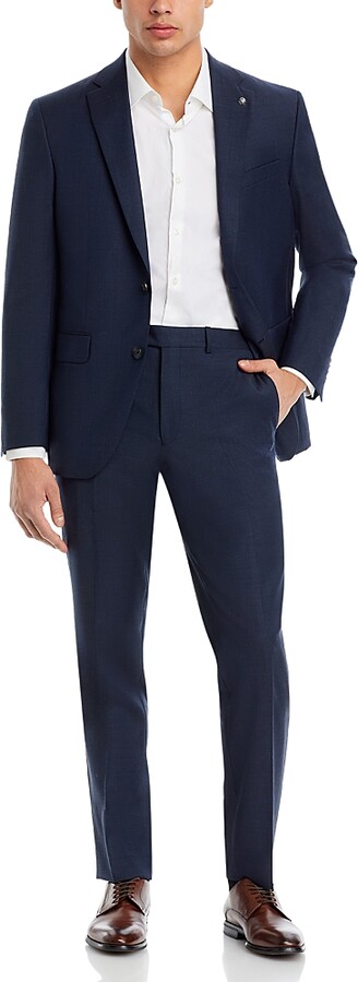 Jack Victor Napoli Sharkskin Regular Fit Suit