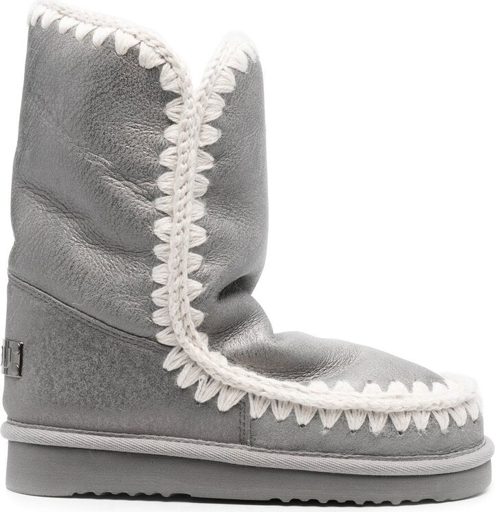 Mou Women's Silver Boots | ShopStyle